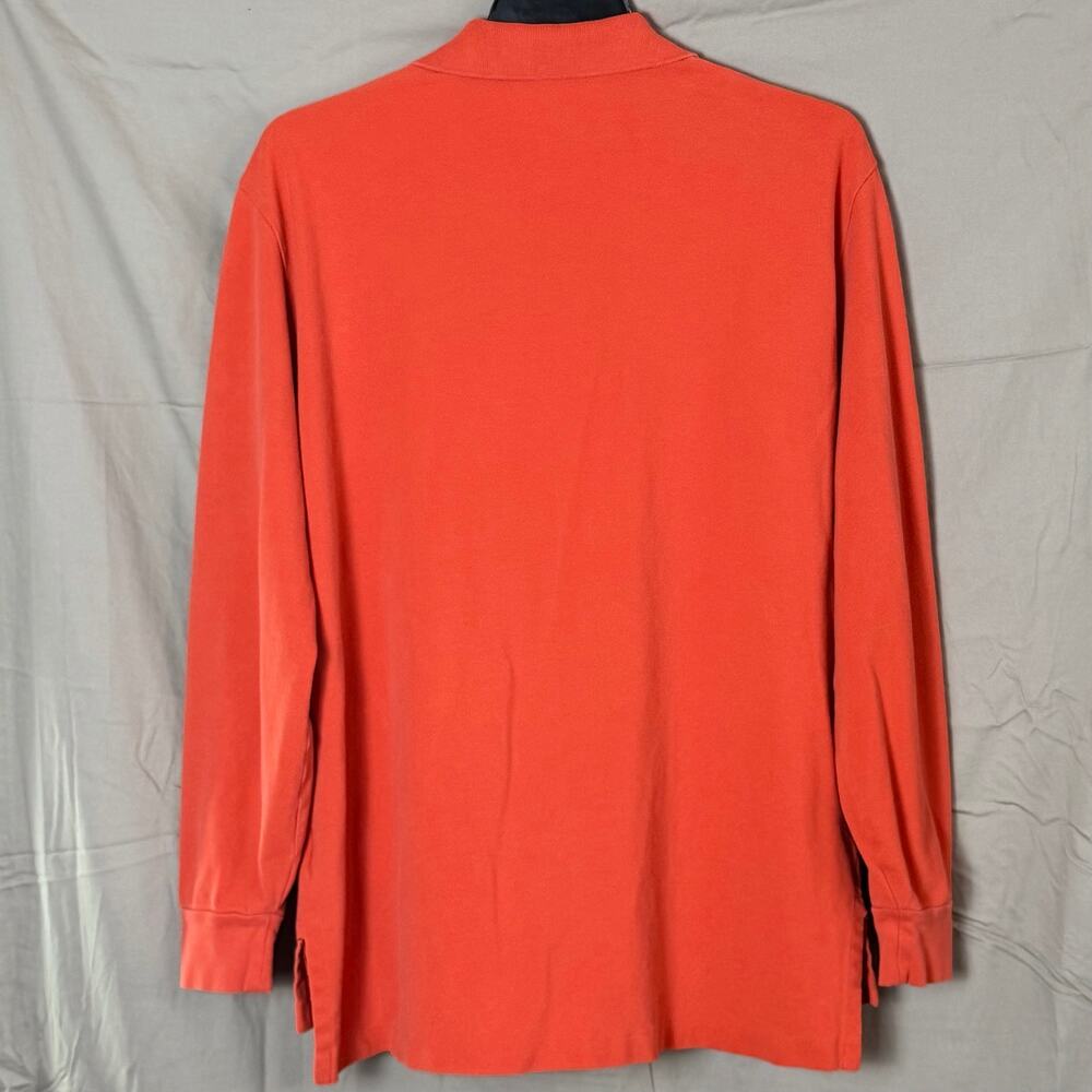 Polo by Ralph Lauren Polo shirt men’s XL long sleeve orange. Great Condition! - Picture 4 of 6